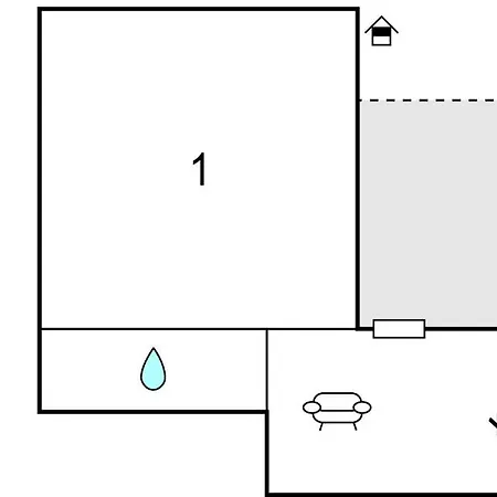 One-bedroom In 公寓 *