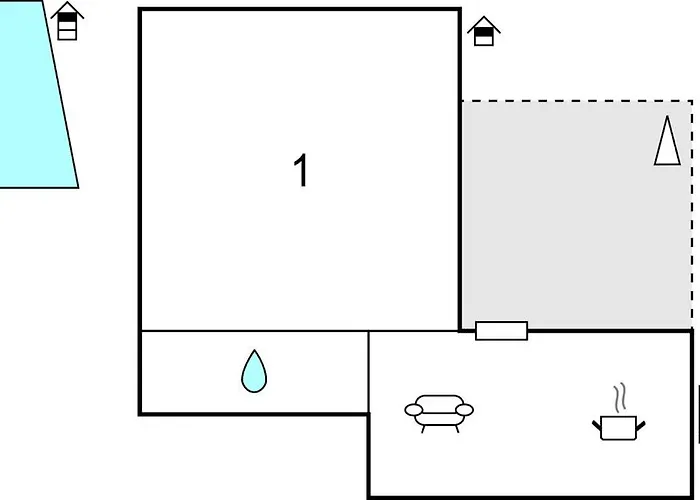 One-bedroom In 公寓 *
